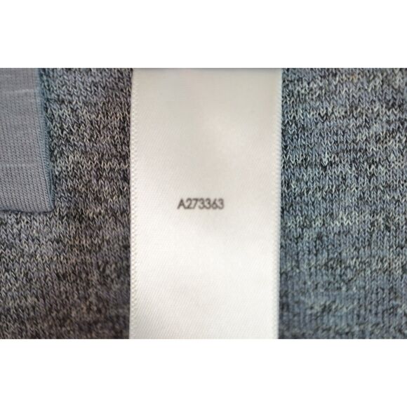 LOGO Lori Goldstein Women's Large Gray Color Block Tunic with Lace Accents - Picture 15 of 16